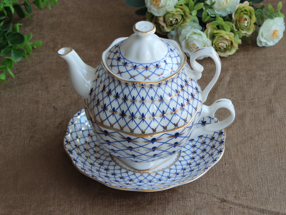 Heat-Resistant Ceramic Tea Set - Multiple Colors for Home & Kitchen