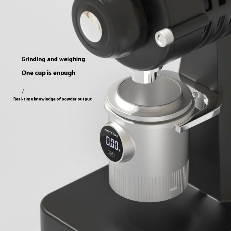 Electronic Coffee Powder Dropping & Weighing Scale with Stainless Steel Cup