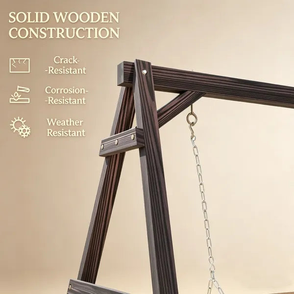 Outdoor Swing Frame - Sturdy A-Frame Structure, 770 lbs Capacity