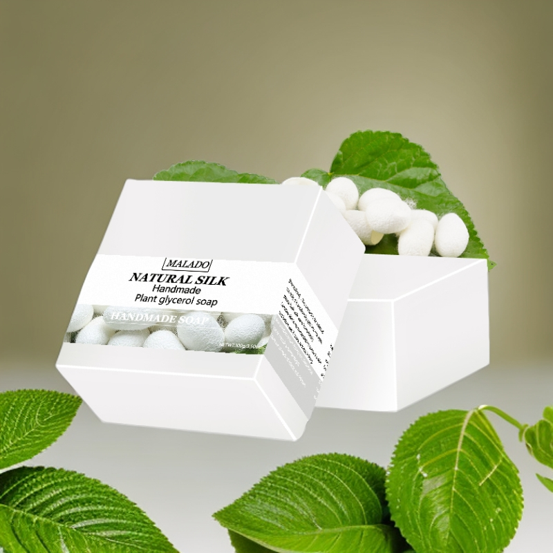 Square Silk Soap Bar 100g - Gentle Body Care Product