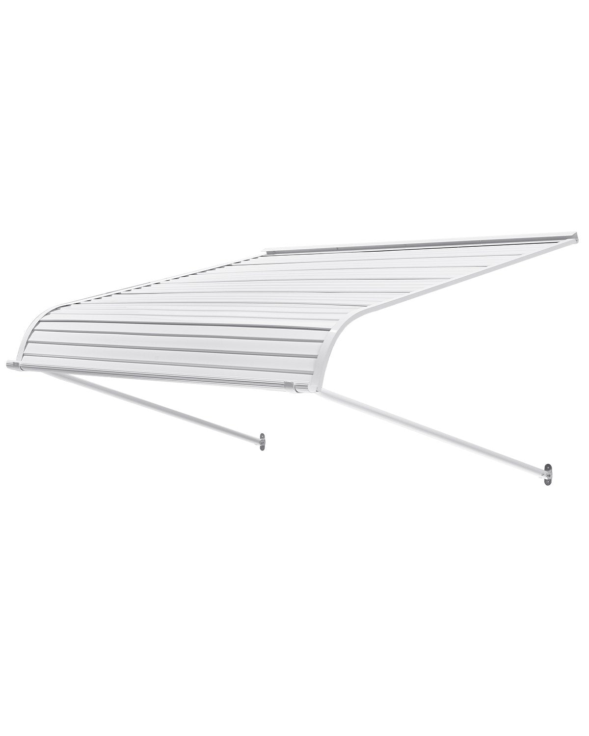 48x42 Inch Aluminum Door Canopy Awning - Anti-Rust Weatherproof Cover