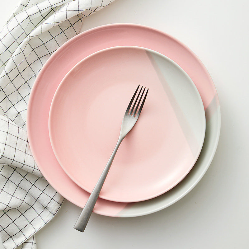 Flat Dish Set for Home Kitchen - Assorted Styles & Sizes
