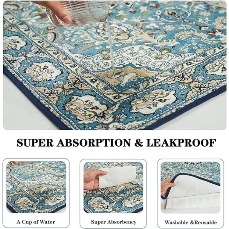 Reusable Washable Dog Pee Pads 36x41 Leakproof Non-Slip Pet Training Mat 2 Pack