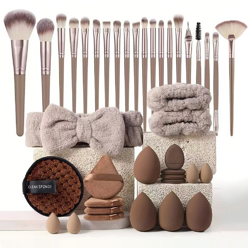 Beauty Tool Set 40 Pieces Makeup & Face Wash Full Collection
