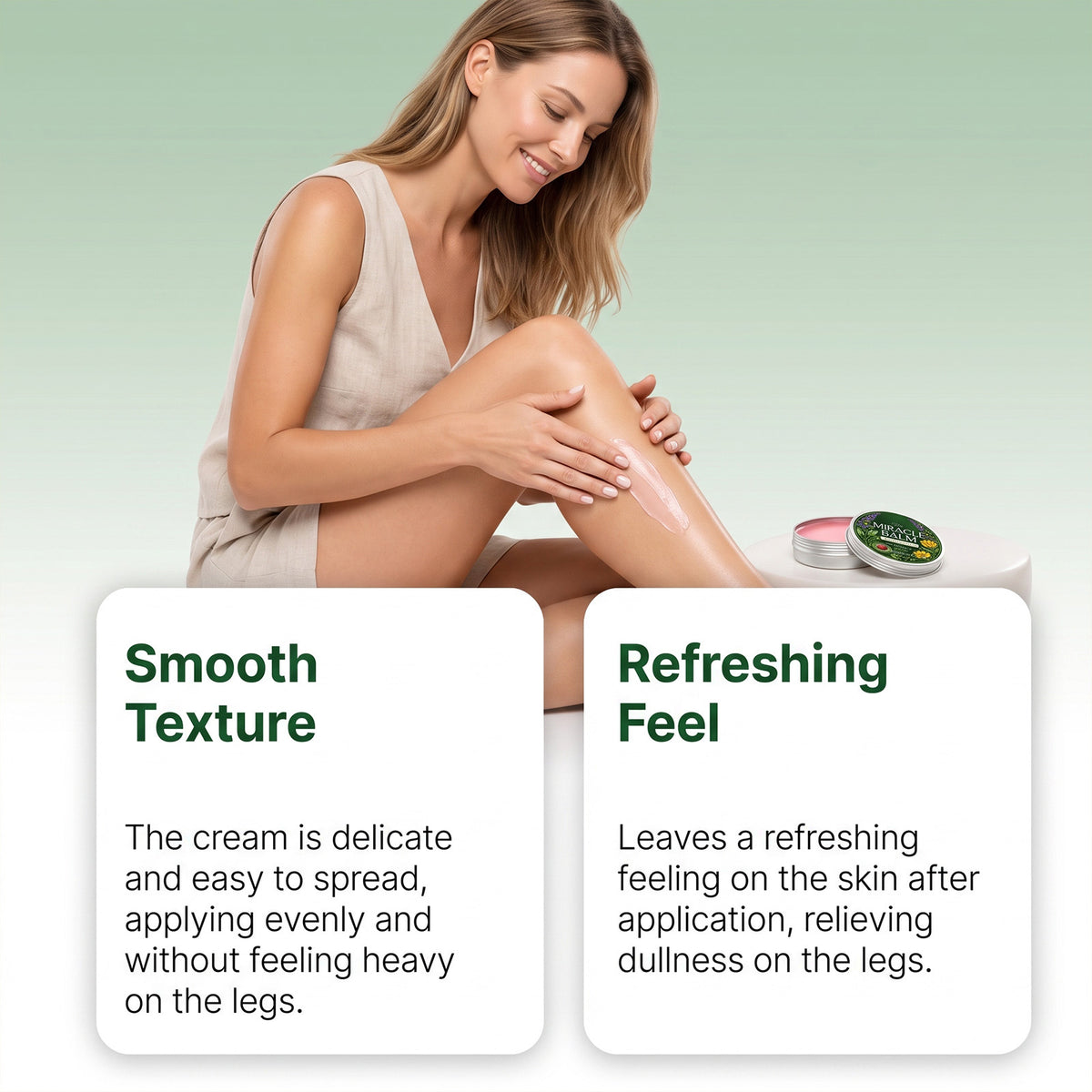 Herbal Leg Care Cream – Soothing Balm, 50g