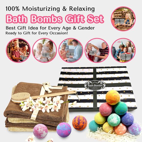 Relaxing Bath Bombs for Men & Women! 50 Wholesale Bath Bombs Individually Wrapped. Bulk Aromatherapy Essential Oil Bath Bombs for Adults Teens Kids! Bath Fizzies #1 Best Pampering Gifts for Women!