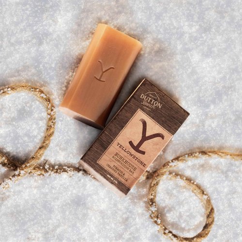 Yellowstone Men's Fragrance & Grooming Gift Set by Tru Western, Eau de Cologne & Artinsal Bar Soap - 1 fl oz