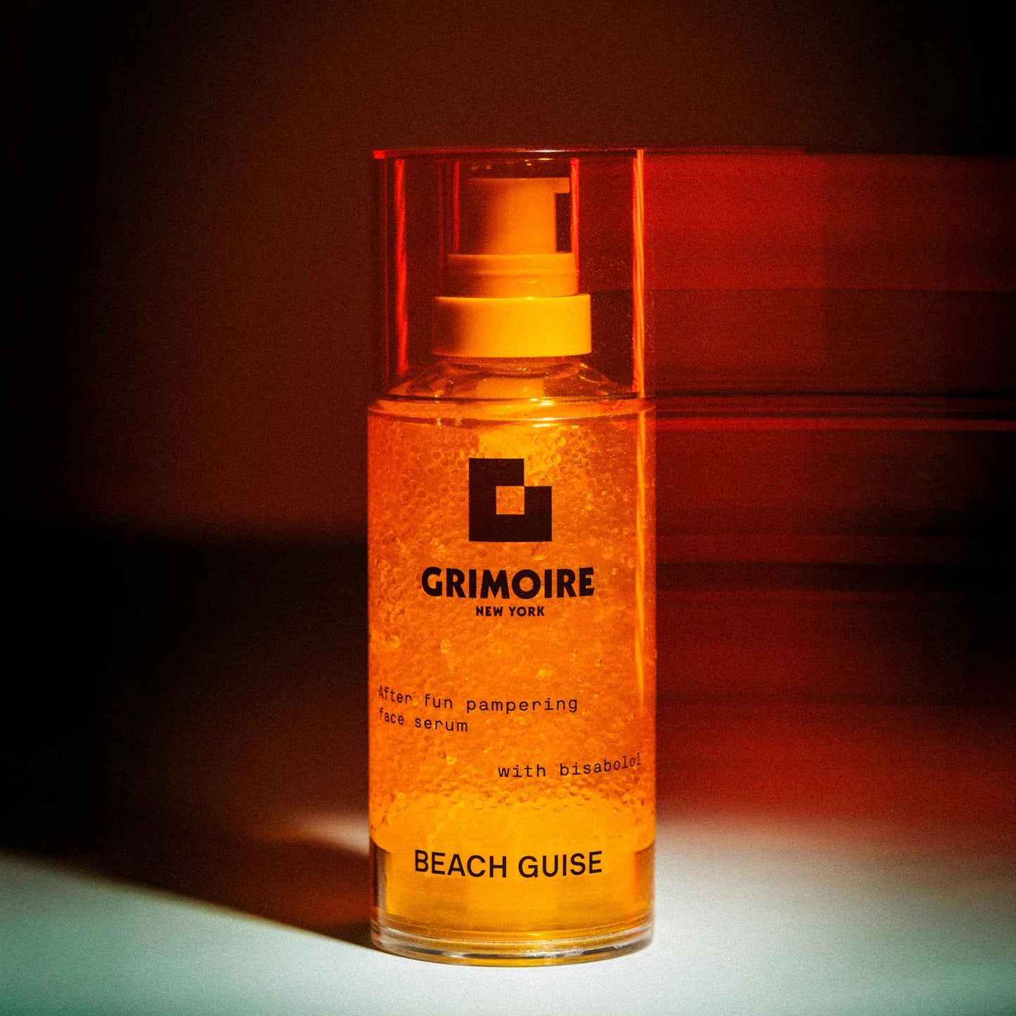 Grimoire New York Beach Guise Anti-Redness Face Serum with Chamomile Bisabolol, Gotu Kola & Micro Super Greens. Soothes Sensitive Skin.