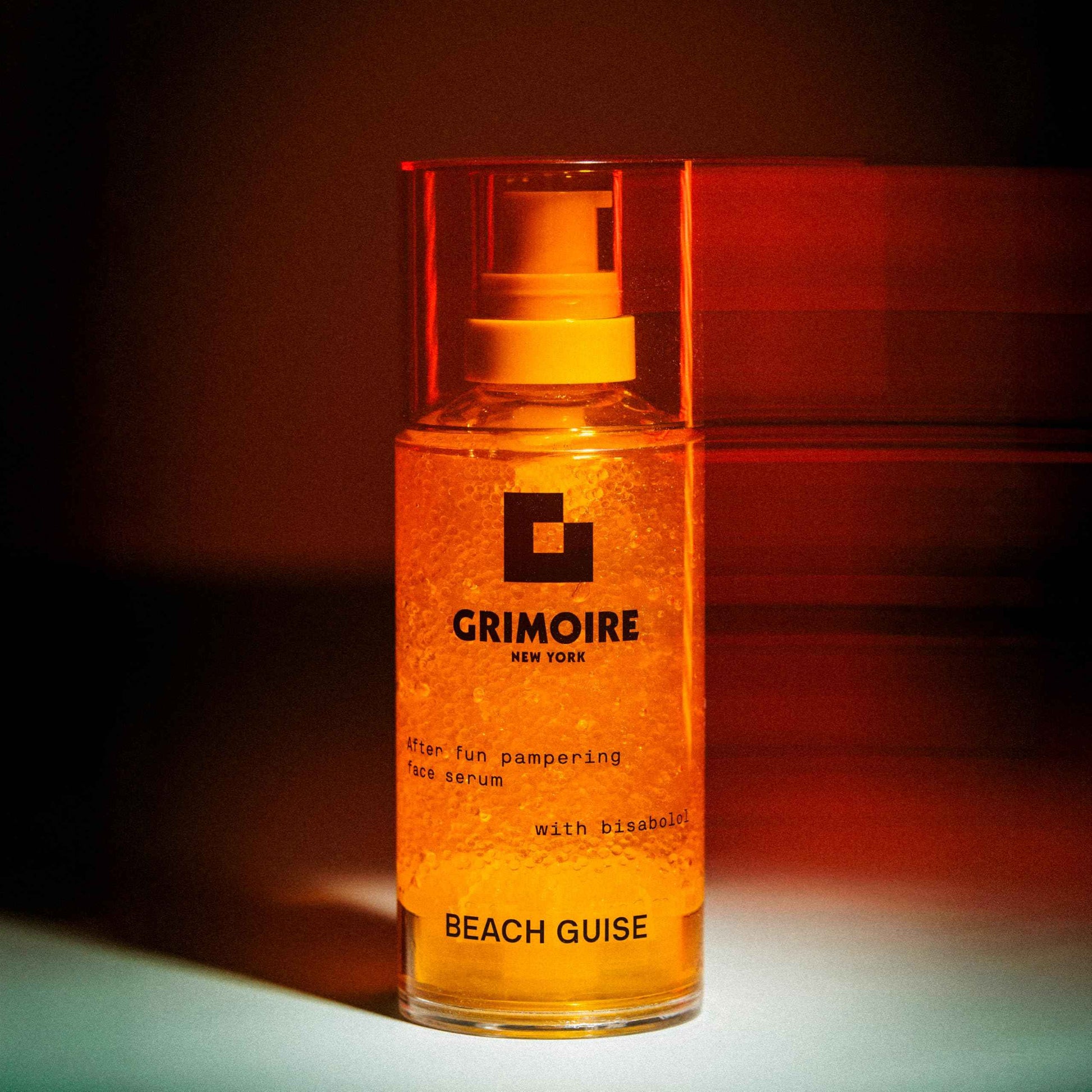 Grimoire New York Beach Guise Anti-Redness Face Serum with Chamomile Bisabolol, Gotu Kola & Micro Super Greens. Soothes Sensitive Skin.