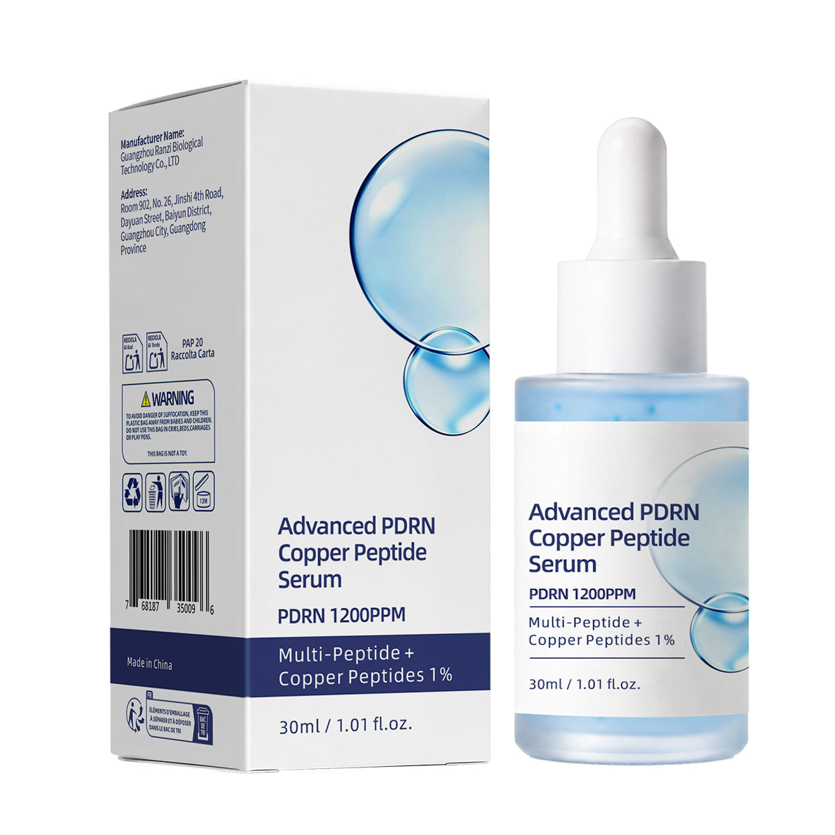 High-Efficiency PDRN And Copper Peptide Serum