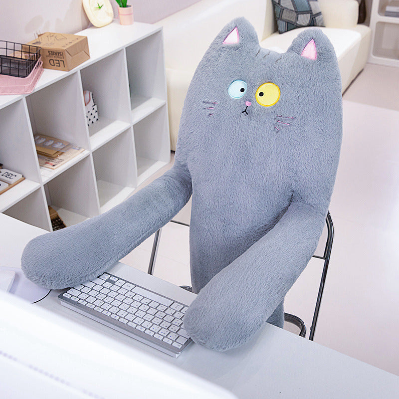 Long Cat Pillow Support Cushion for Sleeping & Relaxation - Large Size Plush Toy