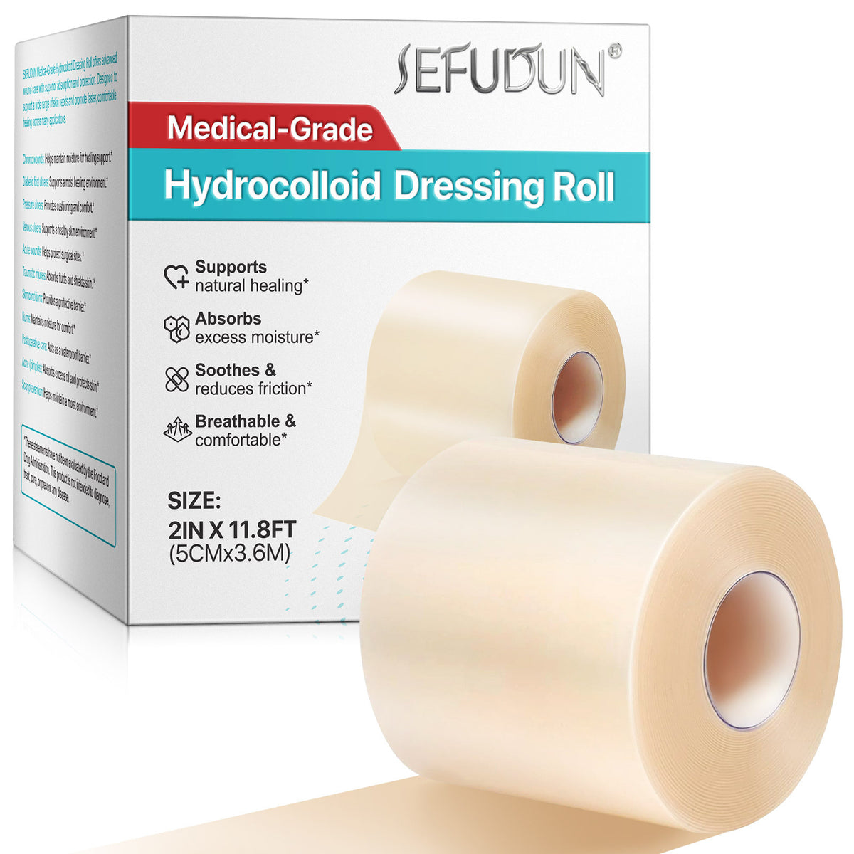 Hydrocolloid Bandage Dressing - Large 5cm x 3.6m