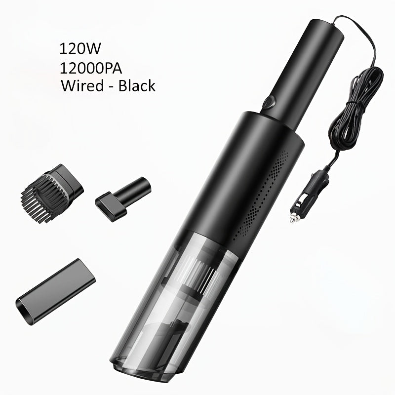 Rechargeable Handheld Car & Home Vacuum Cleaner 120W 12000Pa Multi-Function