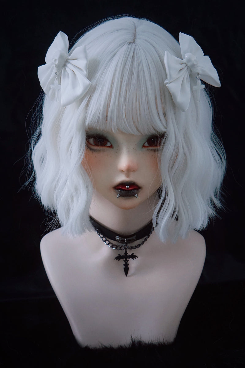 Handmade Alloy Hairpin - White