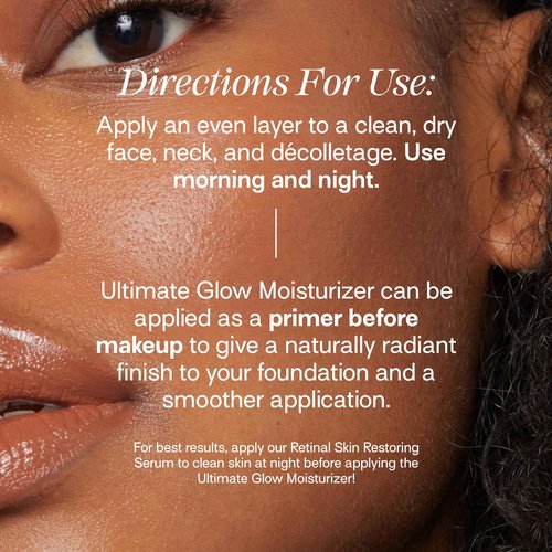 Rest Religion Ultimate Glow Moisturizer with Peptides, Ceramides, Hyaluronic Acid, & Niacinamide, Face Moisturizer for Dry, Stressed & Dull Skin