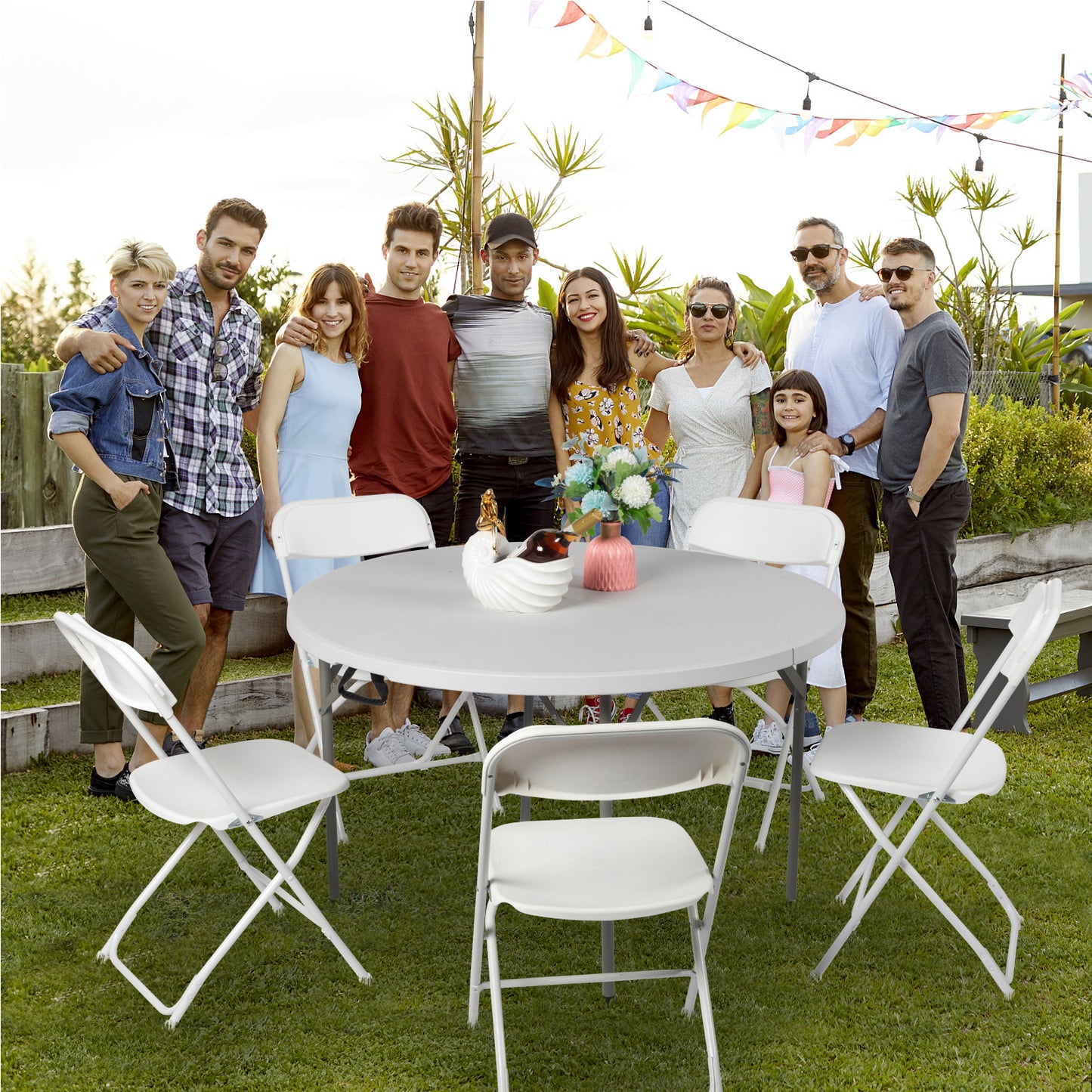 Circular Round Foldable Table