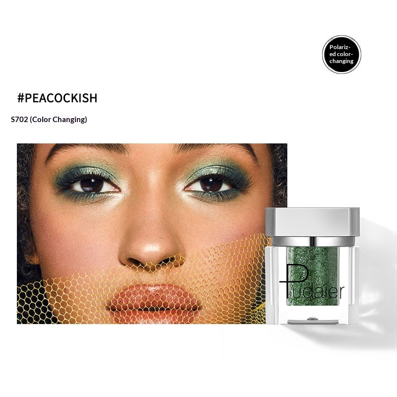Long-Lasting Pearl-Illuminated Single Eyeshadow - Easy To Apply, Smudge-Proof