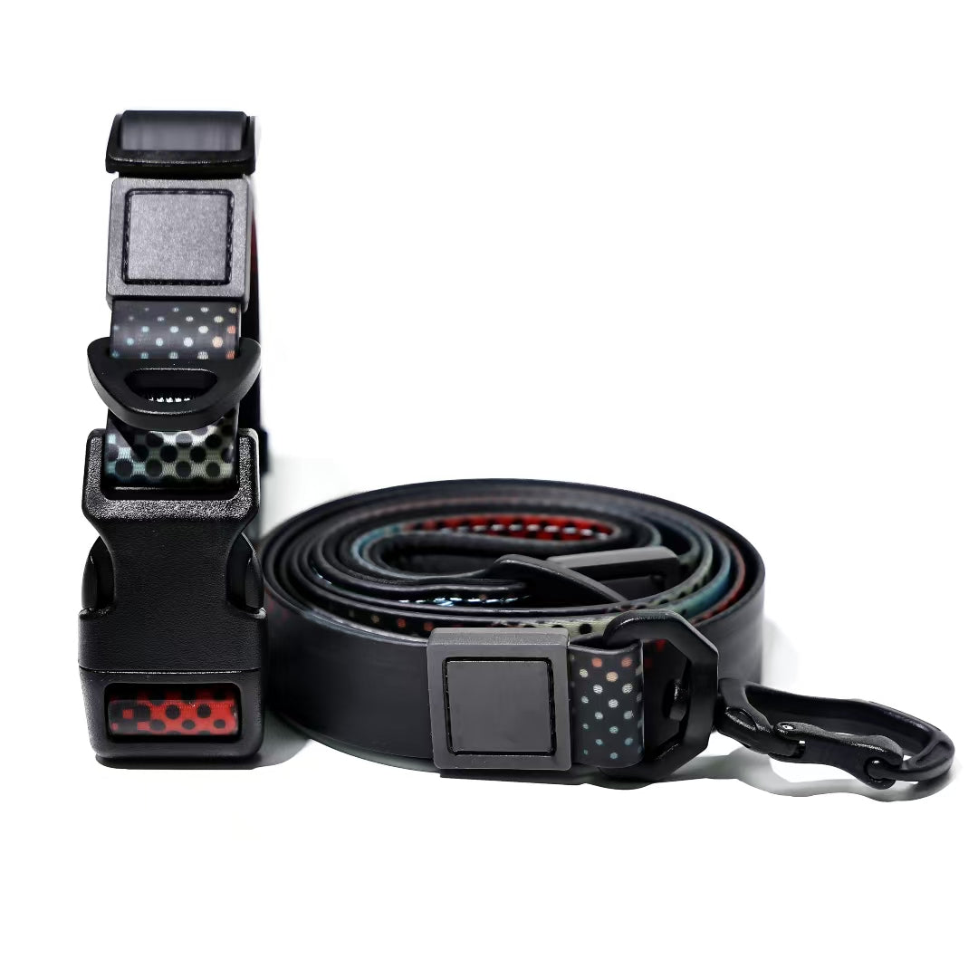 Waterproof Dog Leash Set with PVC Coating - Traction Rope for Outdoor Walks