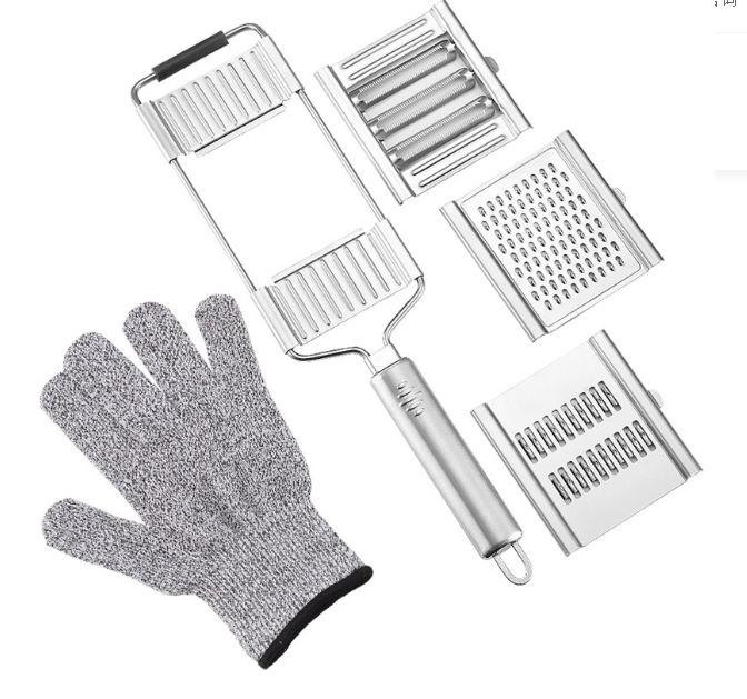 Multi-Function Vegetable Chopper with Stainless Steel Shredding Device - Kitchen Helper