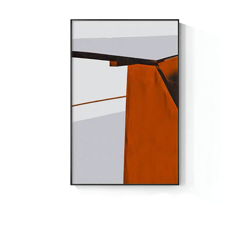 Scandinavian Abstract Gray Wall Art Canvas Poster Modern Home Decor
