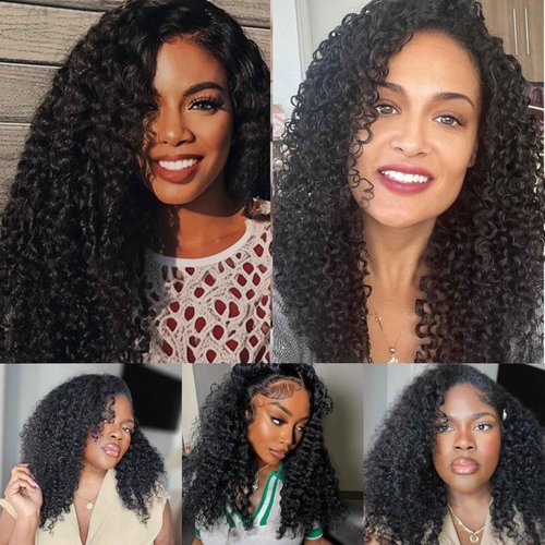 Burmese Curly Bundles Human Hair 18 20 22 Inch 3 Bundles 100% Unprocessed Quick Weave 3c4a Burmese Raw Hair Extension Real Human Hair Water Wave with Spiral Curly End Natural Black