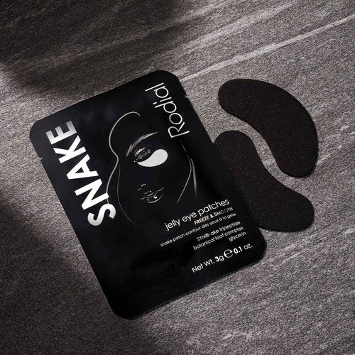 Rodial Snake Jelly Eye Patches (Box of 4 Sachets), Rejuvenate and Firm, Anti-Puffiness Formula for Under Eyes, Syn-ake Tripeptide for Firming and Smoothing Effect, Improving Skin Elasticity