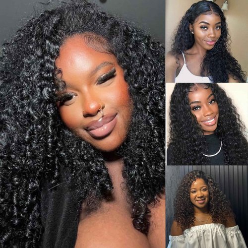 Burmese Curly Bundles Human Hair 18 20 22 Inch 3 Bundles 100% Unprocessed Quick Weave 3c4a Burmese Raw Hair Extension Real Human Hair Water Wave with Spiral Curly End Natural Black