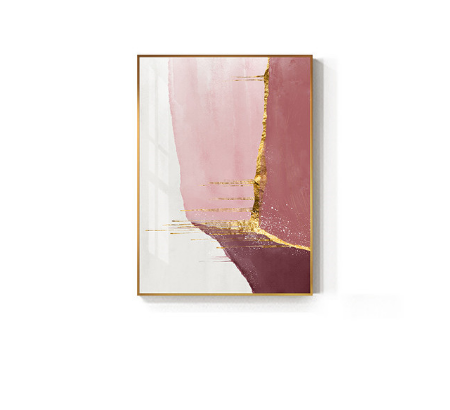 Abstract Purple Canvas Wall Art for Living Room - Modern Home Decor