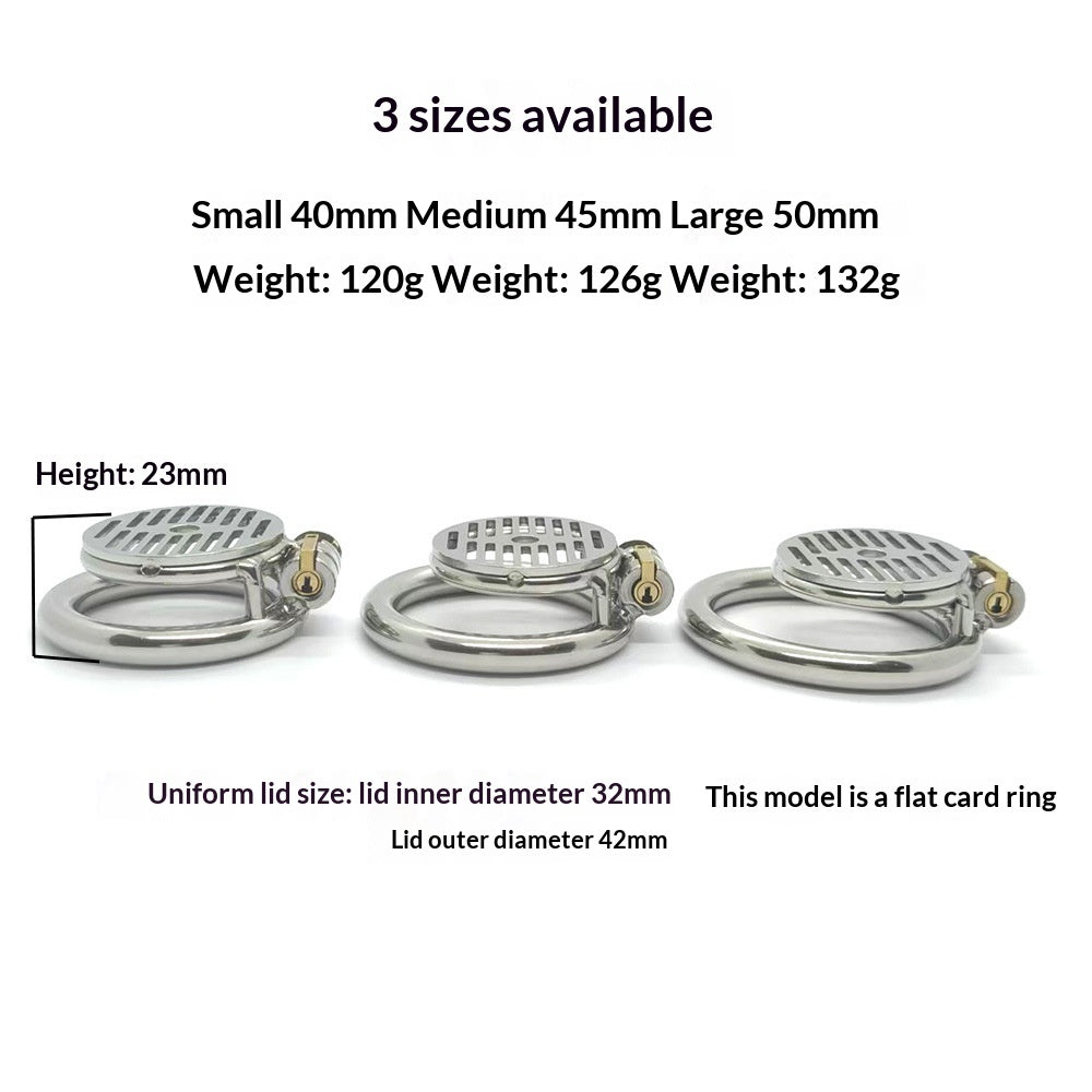 Stainless Steel Bondage Lock for Adult Wellness - Multiple Sizes