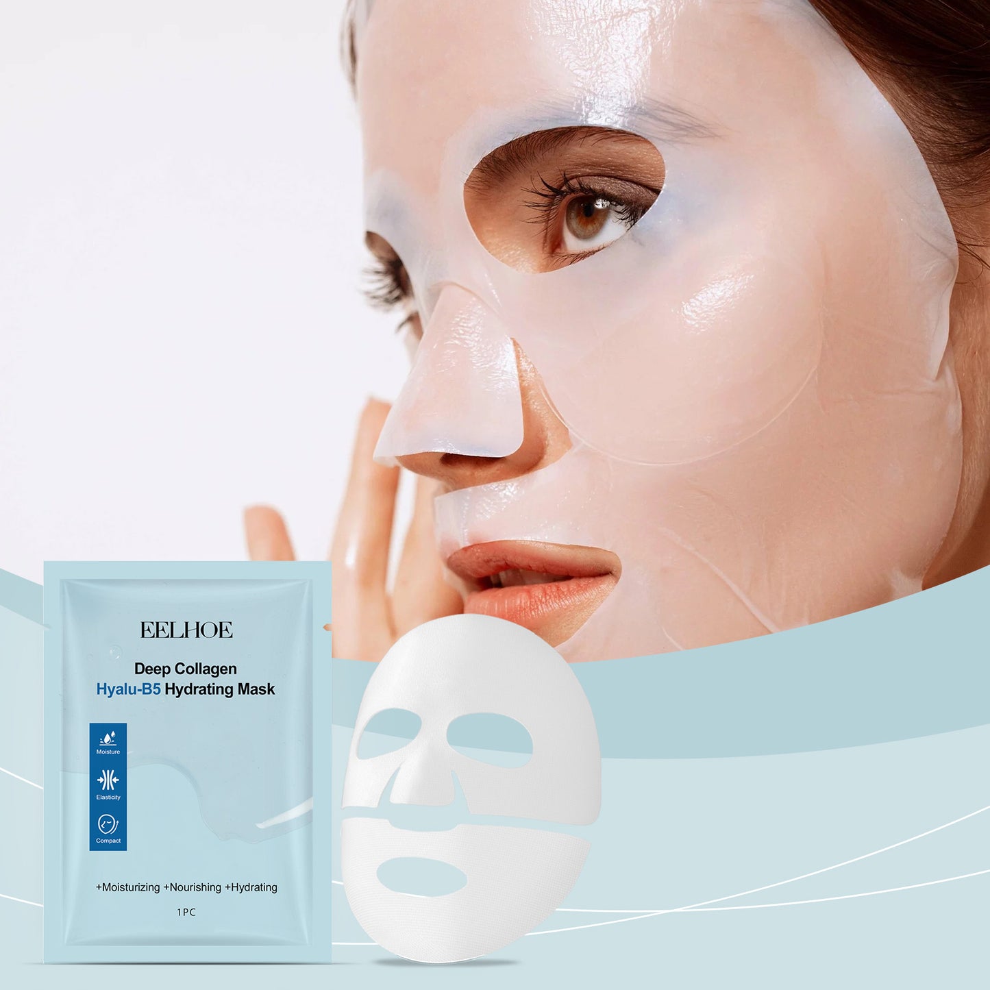 Collagen B5 Hydrating Facial Mask - Deep Moisturizing & Skin Firming