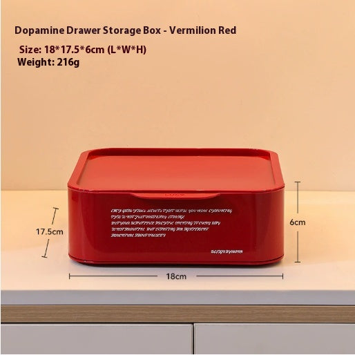 Desktop Drawer Storage Rack for Office & Home Organization - Multi-Layer, 18L Capacity