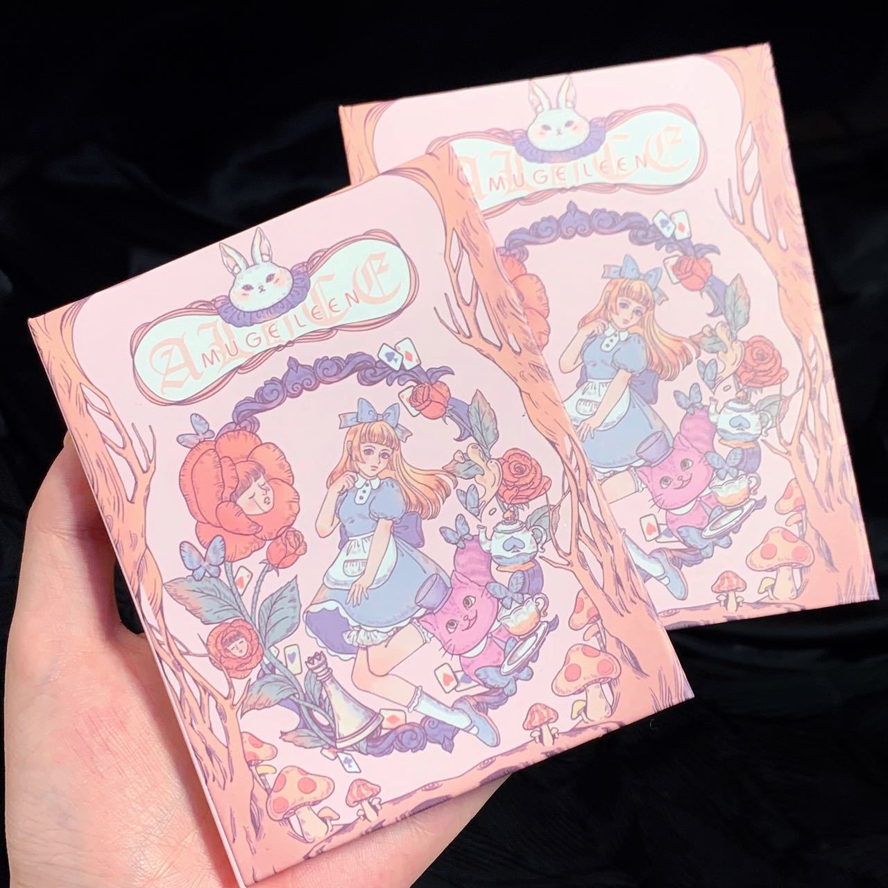 Midsummer Garden Powder Blusher & Eye Shadow Set - Highlight & Shimmer Colors
