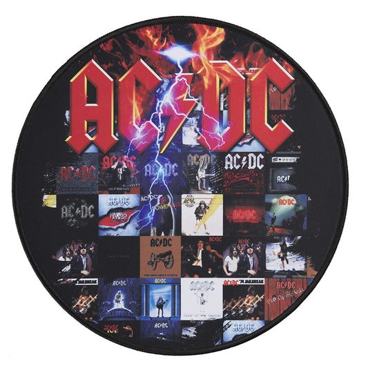 AC/DC - Gaming Mouse Pad - Officially licensed ACDC desktop mouse pad gift - 30 cm