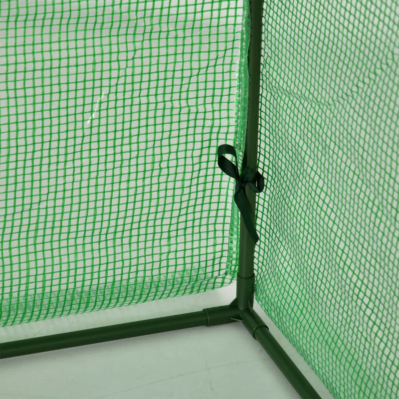 Portable Greenhouse with Zippered Doors & UV-Blocking Cover - Garden Shelter