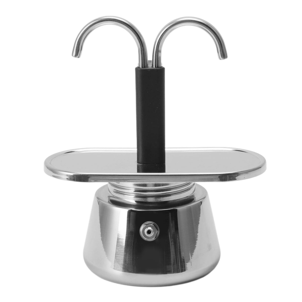 Double Head Stainless Steel Coffee Pot 100ml Stovetop Italian Coffee Maker