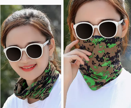 Ice Silk Head Cover Men’s Sunscreen Mask Outdoor Sport Face Mask