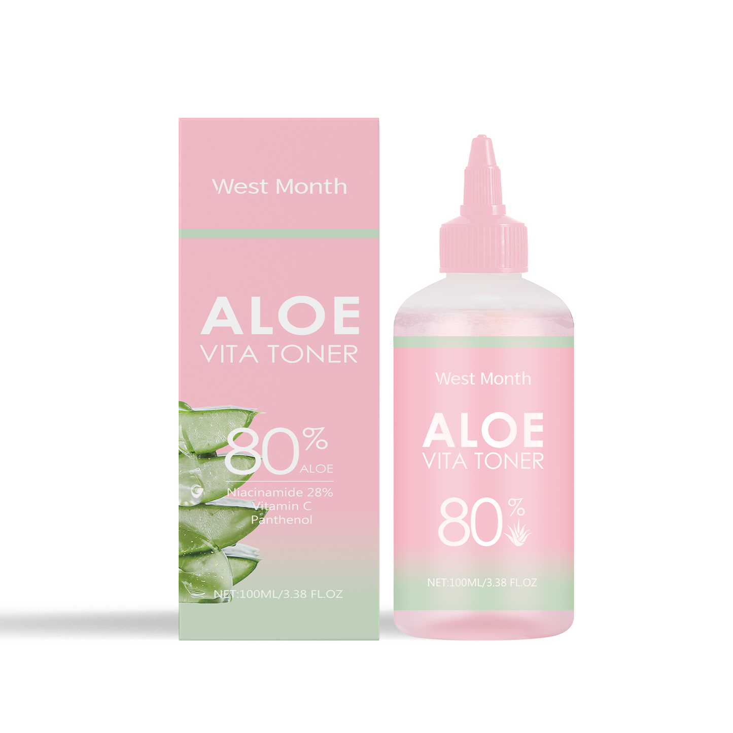 Aloe Vera Moisturizing Face Gel with Vitamin C & Tea Leaf Extract, 100ml