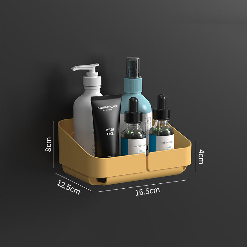 Punch-Free Wall-Mounted Bathroom Toilet Storage Shelf - Nordic Style