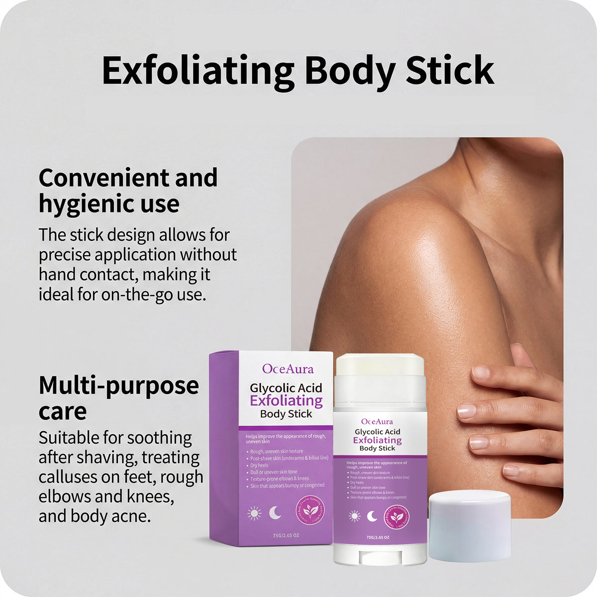 Moisturizing Body Balm Stick - Hydrating Skin Care
