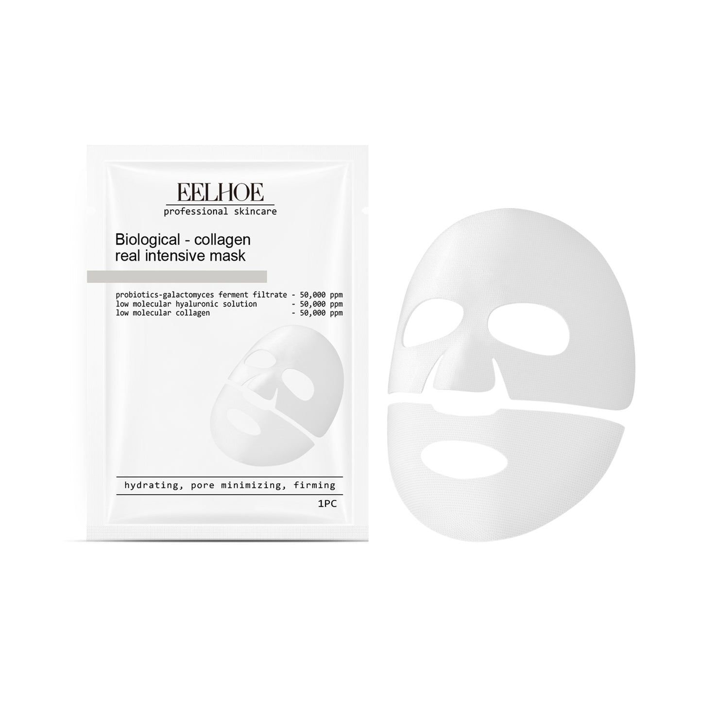 Firming Collagen Facial Mask - Moisturizing Anti-Aging Skin Care Sheet