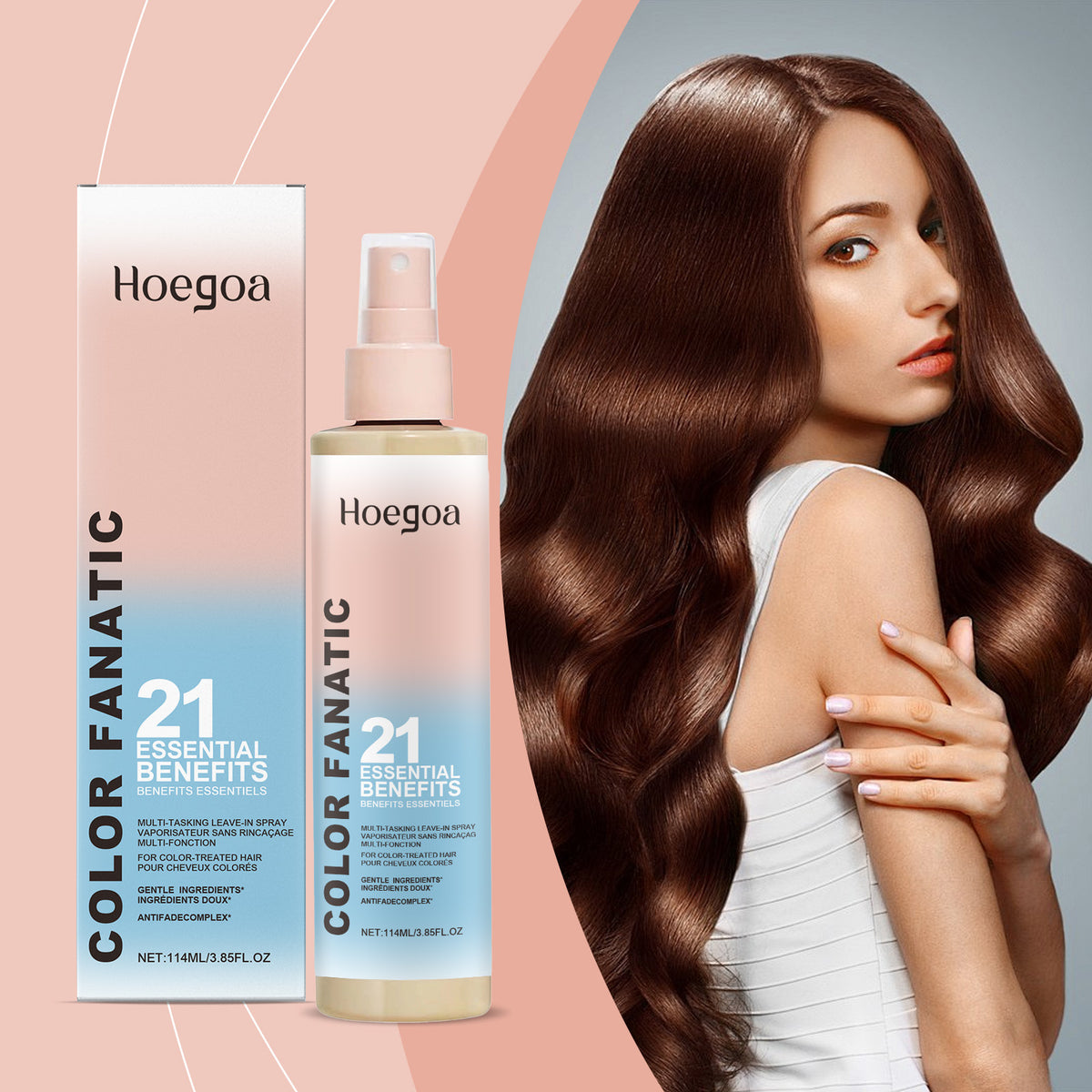 Hair Care Spray for Smooth Hair - 114ml Hydrating Hair Treatment
