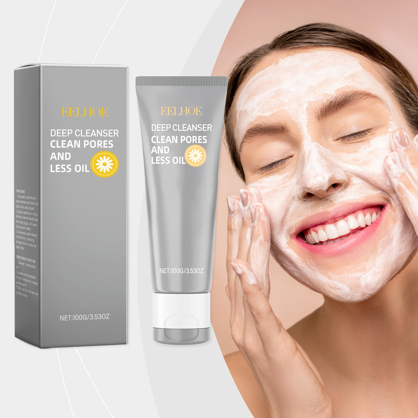 Facial Cleansing Cream for Dry & Sensitive Skin - 100g