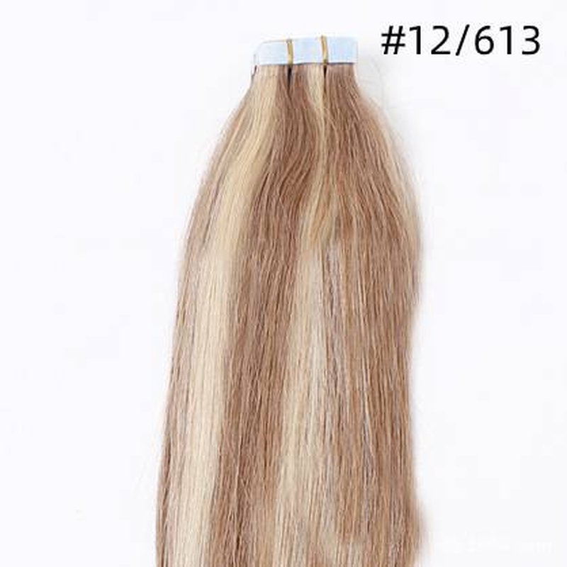 European and American Hair Extension Pack - 16 Inch Human Hair Wigs, Seamless, 20 Pieces