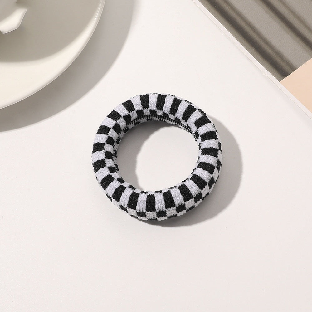 Hair Ring Towel Coarse Rubber Strap Hair Accessory for Women