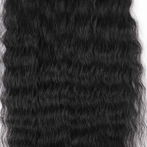 WZVHAIR Super Wave Bulk Human Hair For Braiding No Weft 100g (1Pack-4PCS) Wet and Wavy Human Braiding Hair 100% Virgin Human Hair Super French Human Bulk Hair For Boho Braids (Super Bulk 20 Inch)