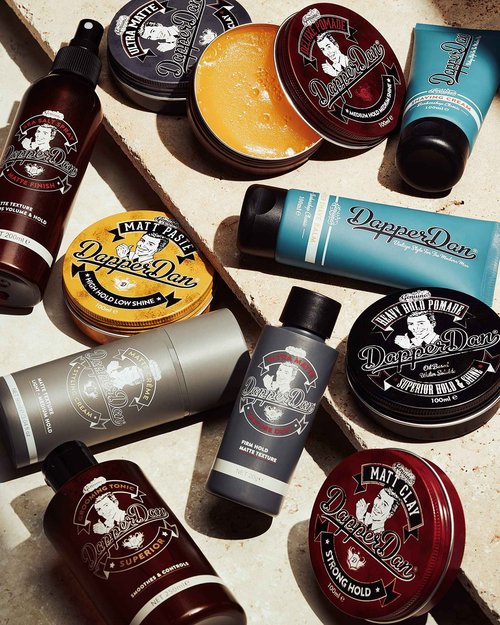 Dapper Dan Matt Paste, High Hold Low Shine Paste for Men 1 x 100ml Sea Salt Spray for Matte Textured Finish 1 x 200ml