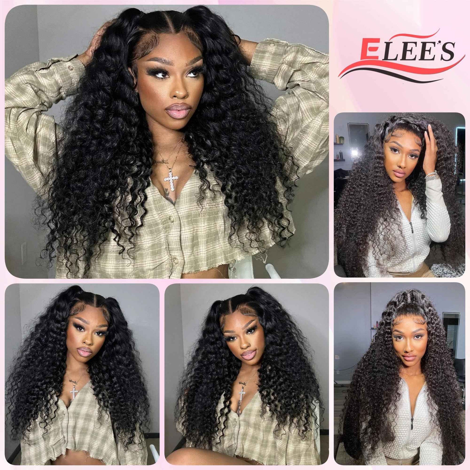 26 Inch Wear and Go Glueless Wigs Human Hair Pre Cut 200% Density Water Wave 5x5 HD Lace Closure Wigs Human Hair with Baby Hair Pre Plucked Natural Hairline Wet and Wavy Wig for Women