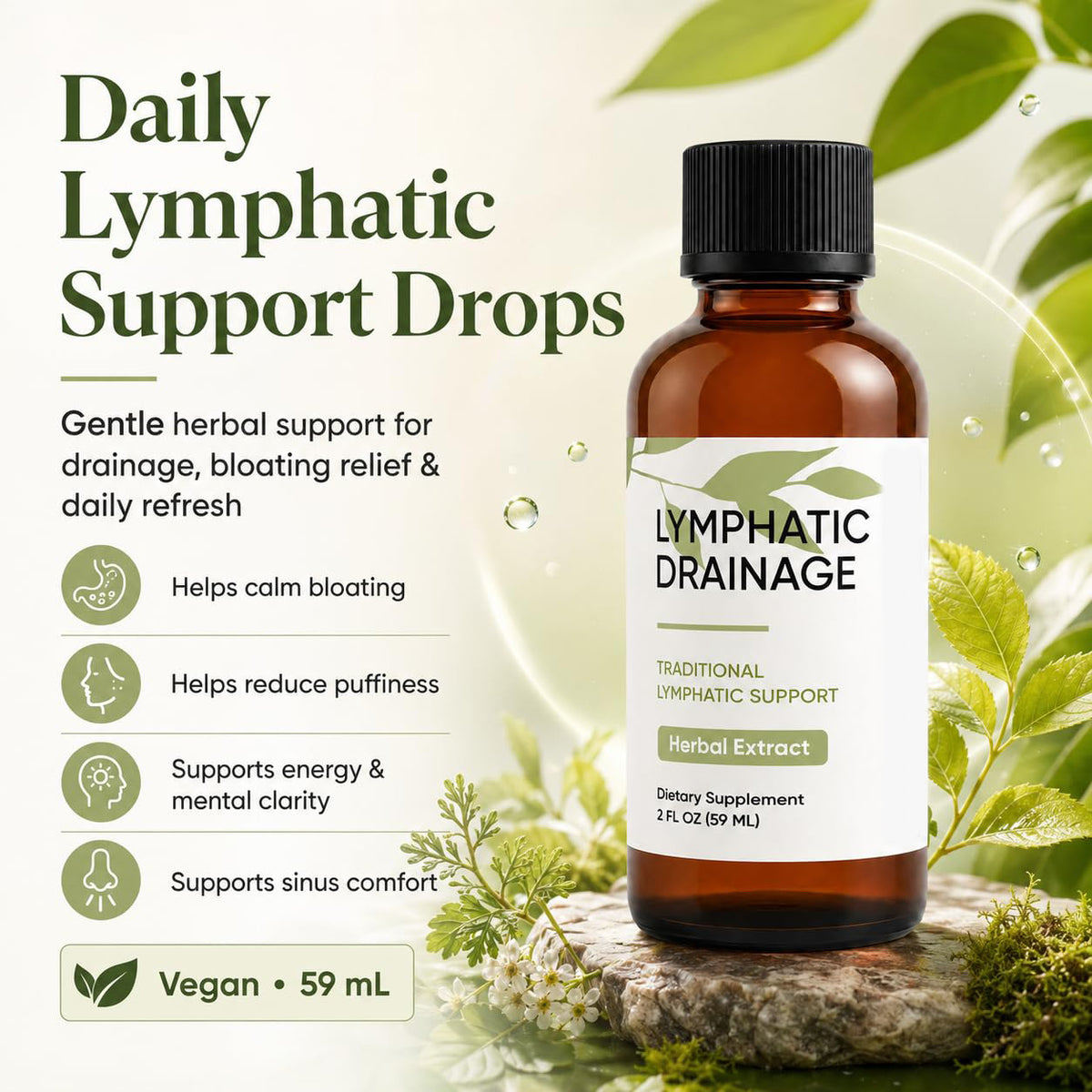 Lymphatic Drainage Body Care Drops 59ml