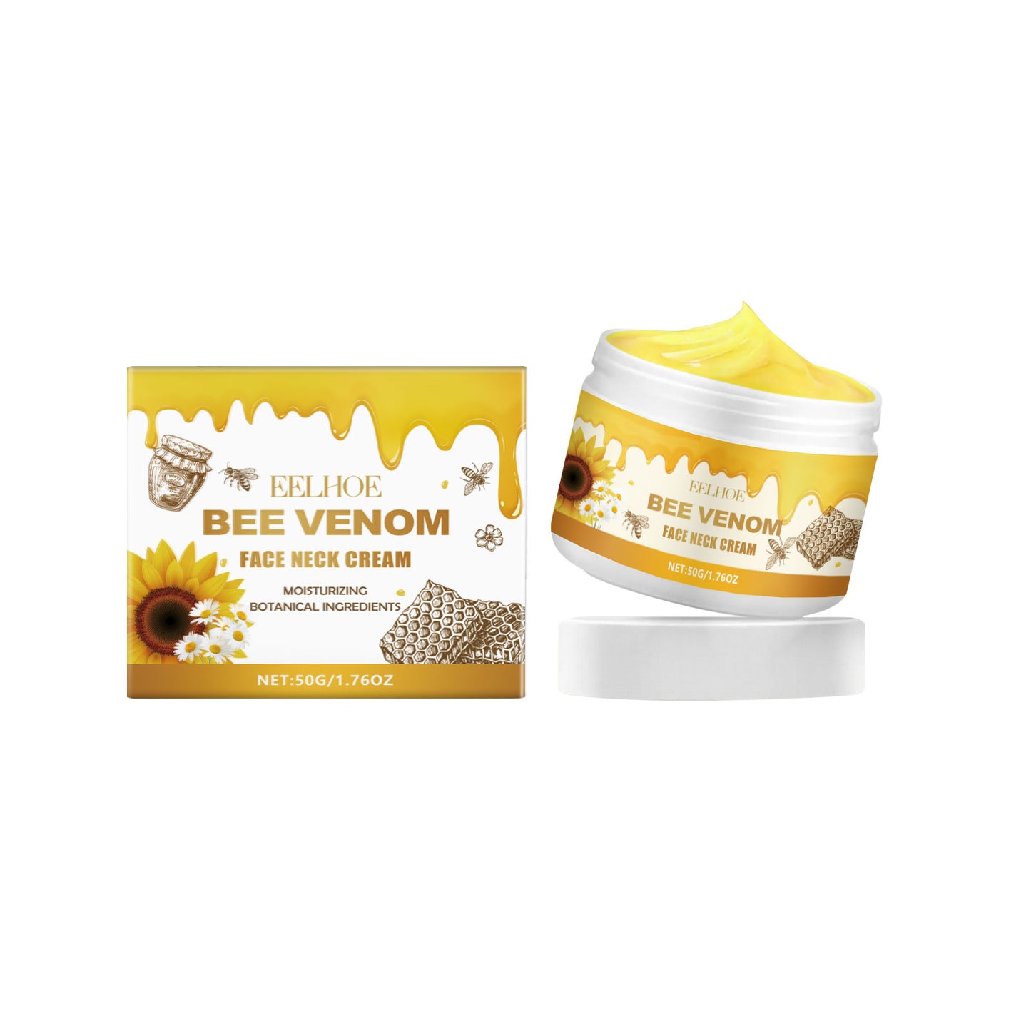 Bee Venom Anti-Wrinkle Face and Neck Moisturizing Cream