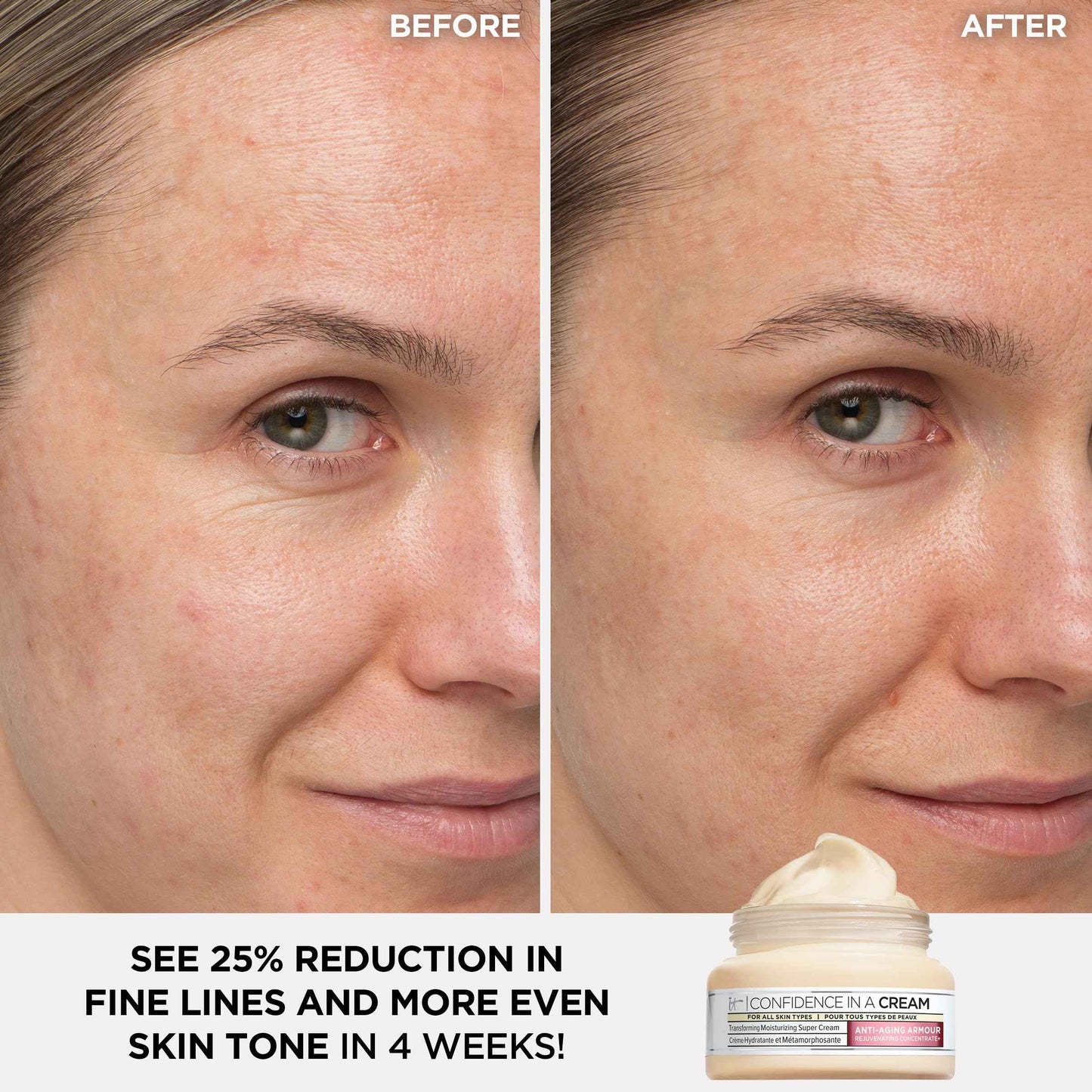 IT Cosmetics Daily Confidence Skincare Bundle – Hydrating Facial Cleanser + Anti-Aging Moisturizer – Includes Confidence in a Cream 2 Oz + Confidence in a Cleanser 5 Oz – Gift for All Skin Types